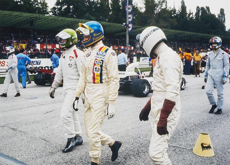 Kenneth Olausson, “Ronnie Peterson and Reine Wisell at the Monza Circuit, 1972”.