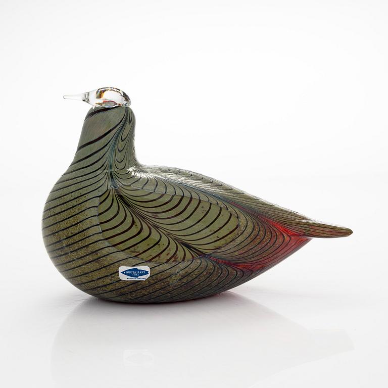 Oiva Toikka, a glass bird, 'Pheasant', signed O. Toikka Nuutajärvi.