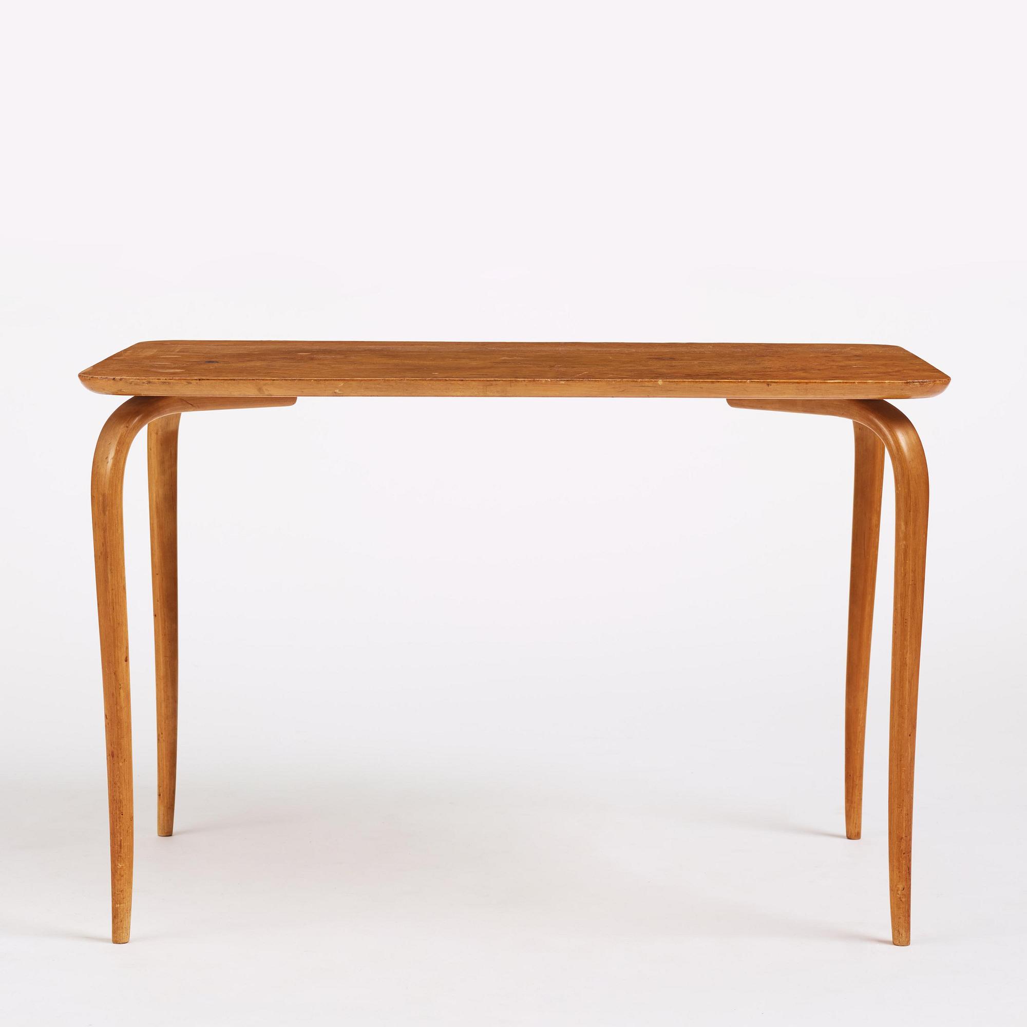 Bruno Mathsson, a coffee table, Firma Karl Mathsson, Värnamo, 1940s.