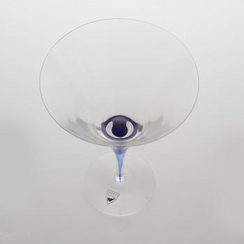 ERIKA LAGERBIELKE, 25 delar, glas, "Intermezzo", Orrefors, sent 1900-tal.