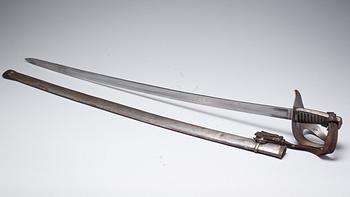 SABEL, märkt "Fredriksvärk" bär årtal 1850.  Danmark.