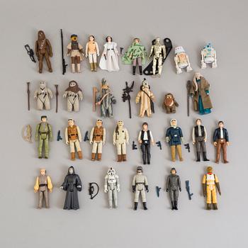 a set of 58 +3 Star Wars action figures, Kenner 1970's-/80's.