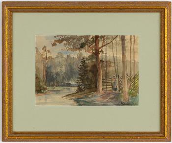 Anna Gardell-Ericson, Motiv från Stengrinde, Gotland.