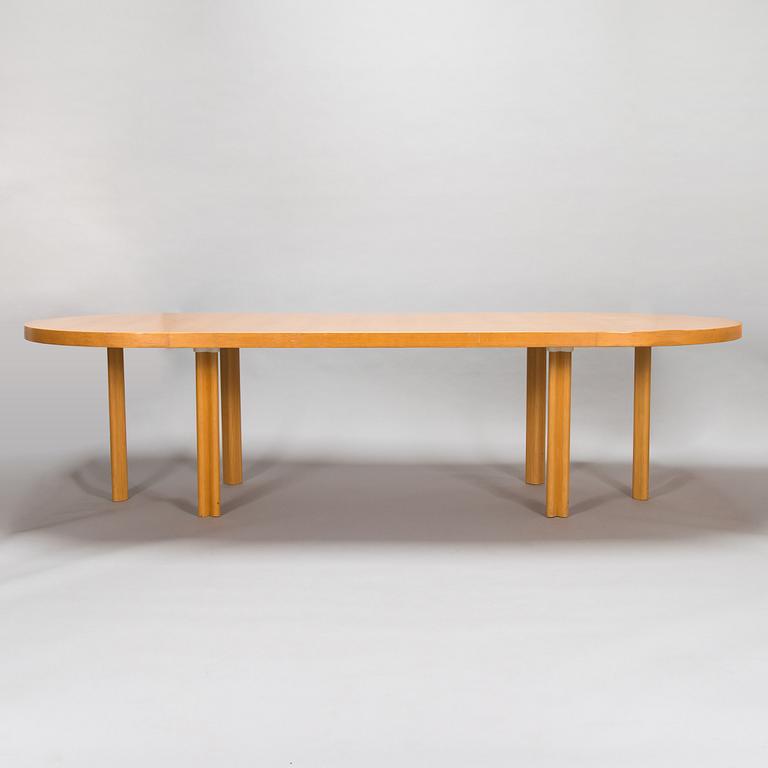 Alvar Aalto, a 1970s conference table for Artek. Finland.