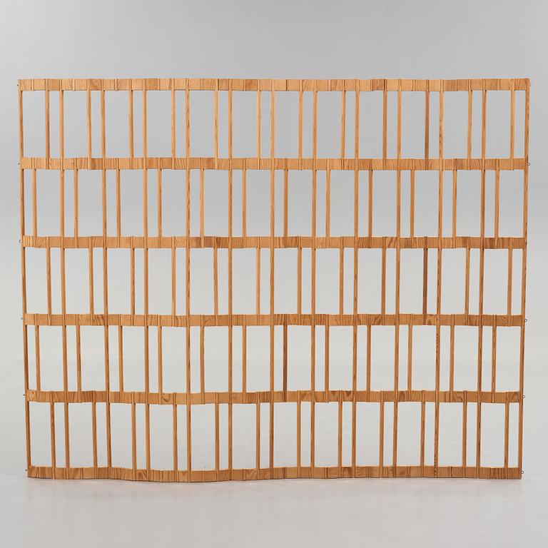 A Swedish room divider, possibly executed by the company Lublins, 1940's.