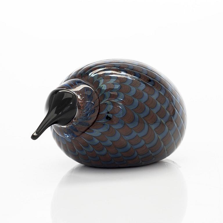 Oiva Toikka, A glass bird, 'Little Kiwi', signed O. Toikka Iittala.