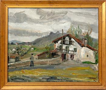 Ture Dahlö, oil on panel signed and dated 36.