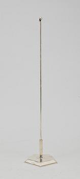 FLAGGSTÅNG, silver, W Forslund, Arvika, 1960. Totalvikt ca  250 gram.