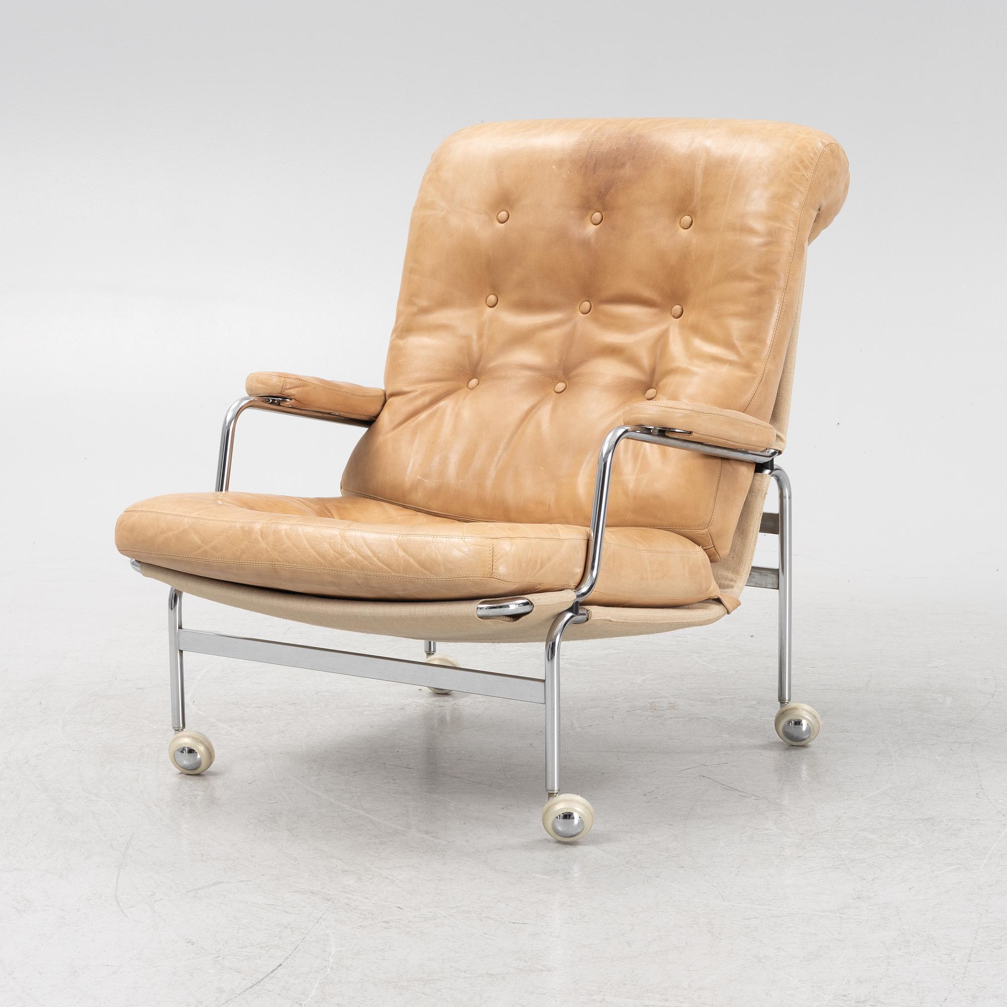 Bruno Mathsson, fåtölj, "Karin hög", Dux.