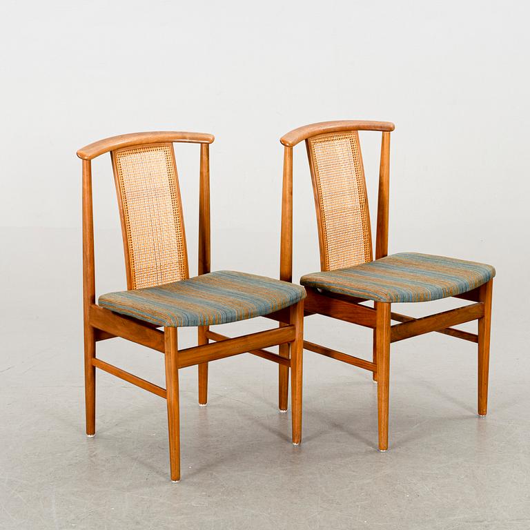 A SET OF 6 FOLKE OHLSSON DINNER CHAIRS, second half of 20th century.