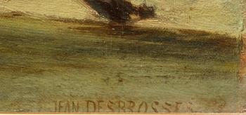 JEAN DESBROSSES, olja på duk, sign.