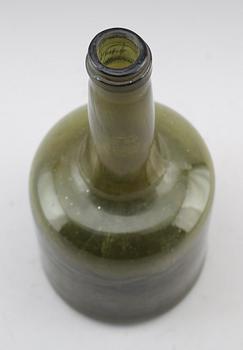 FLASKA, glas, 1700-tal.