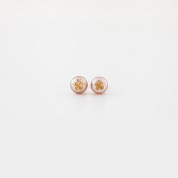 PER BORUP, a pair of cultured pearl earrings.