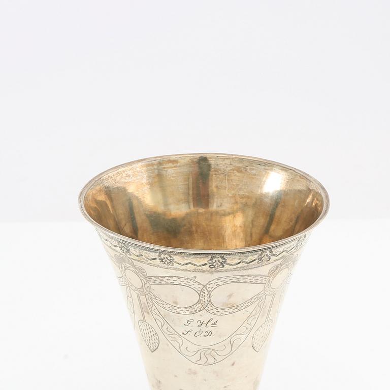 Nils Nordlöf pokal silver Härnösand 1799.