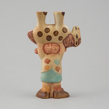 a Lisa Larson stoneware figurine from the second half of the 20th century.