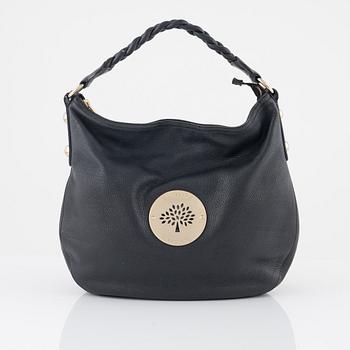 Mulberry, a black leather 'Daria' hobo bag.