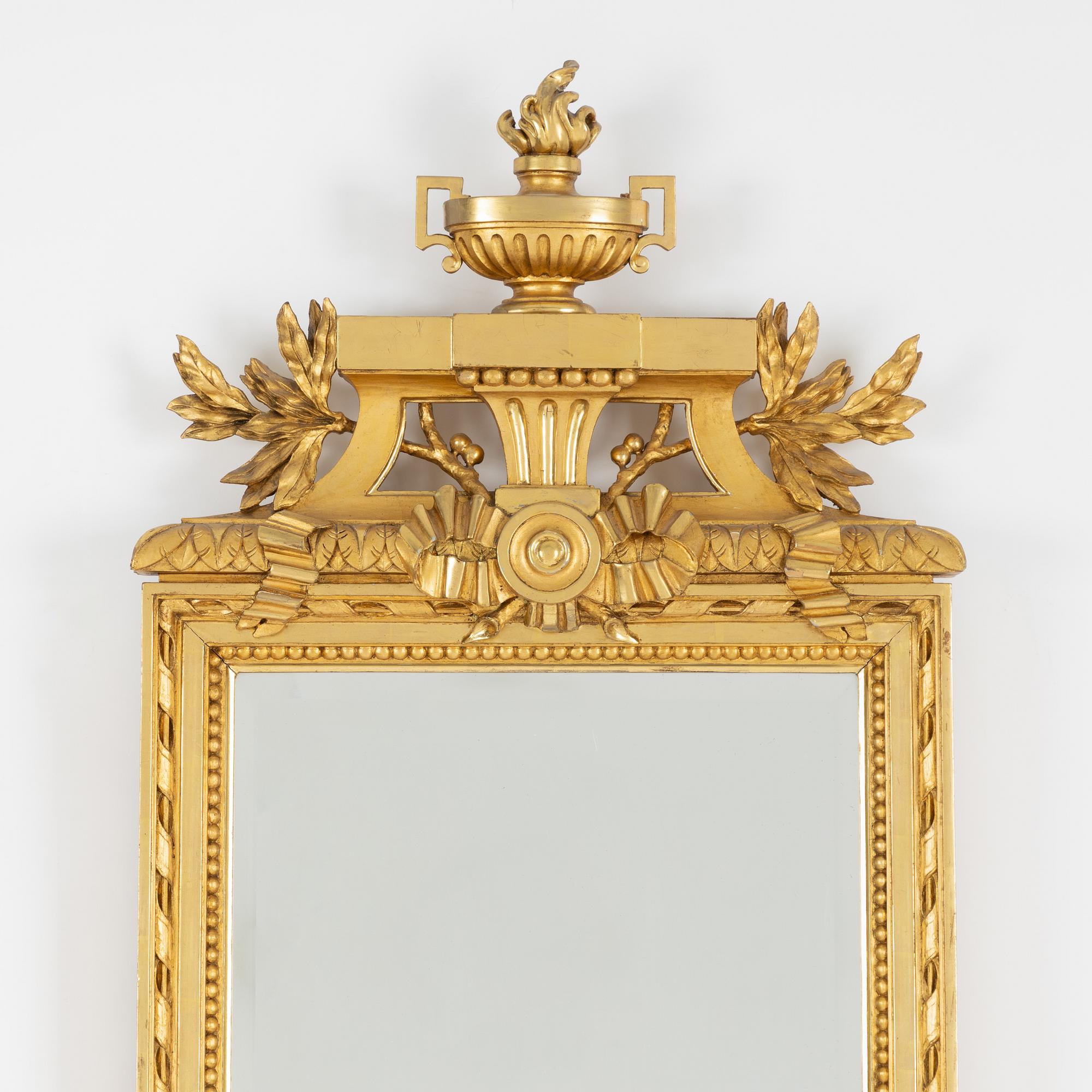 Mirror, Gustavian style, 20th century.