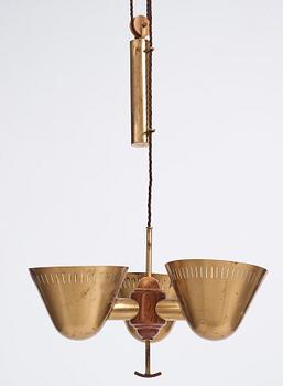 Harald Notini, a ceiling lamp, model '11848', Arvid Böhlmarks Lampfabrik, Sweden 1940s.