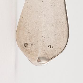 KAUHOJA, 2 kpl, ja MUNAKUPPIPARI, hopeaa, Itävalta-Unkari 1872-1922.