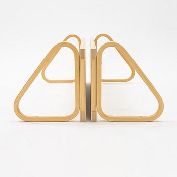 Alvar Aalto, a pair of shelves, Finland, 21st century.