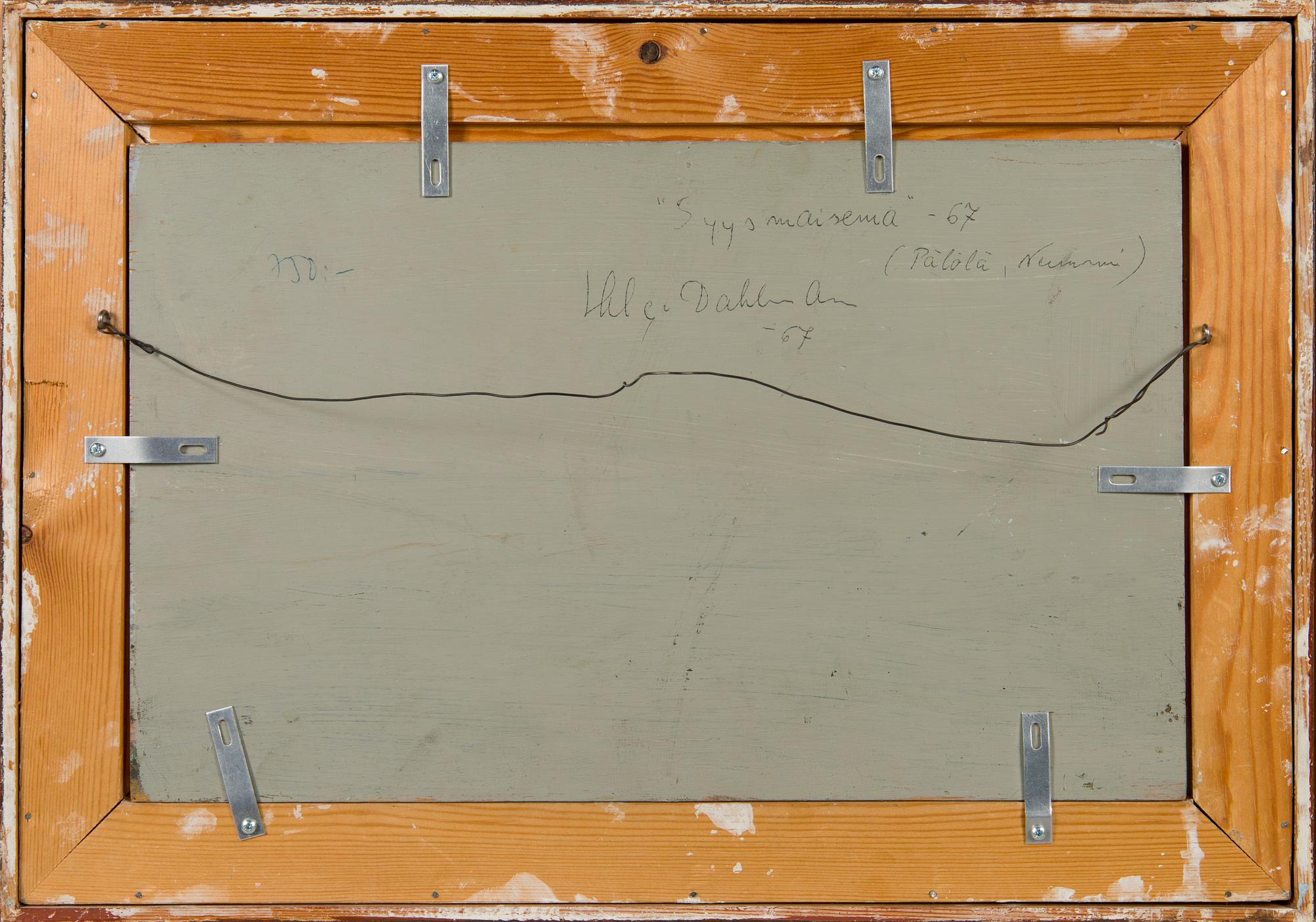 Helge Dahlman, "Höstlandskap".