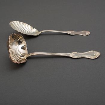 Four pcs of silver cutlery, 'Patricia', MEMA 1970's.