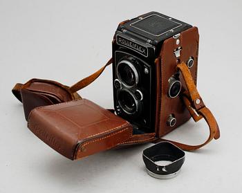 KAMERA, Rolleiflex, Franke & Heidecke, Braunschweig, 1900-talets första hälft.
