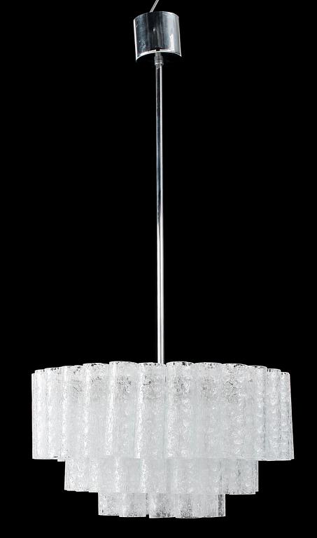 TAKLAMPA, glas, trol Doria, Österrike, 1960/70-tal. H 78.