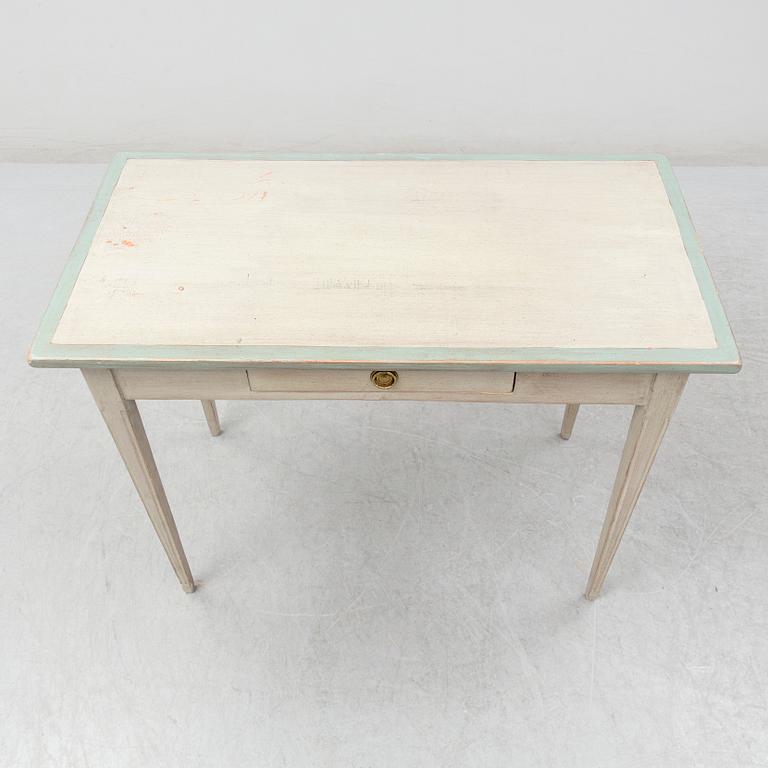 A Gustavian style writing desk, early 20th century.