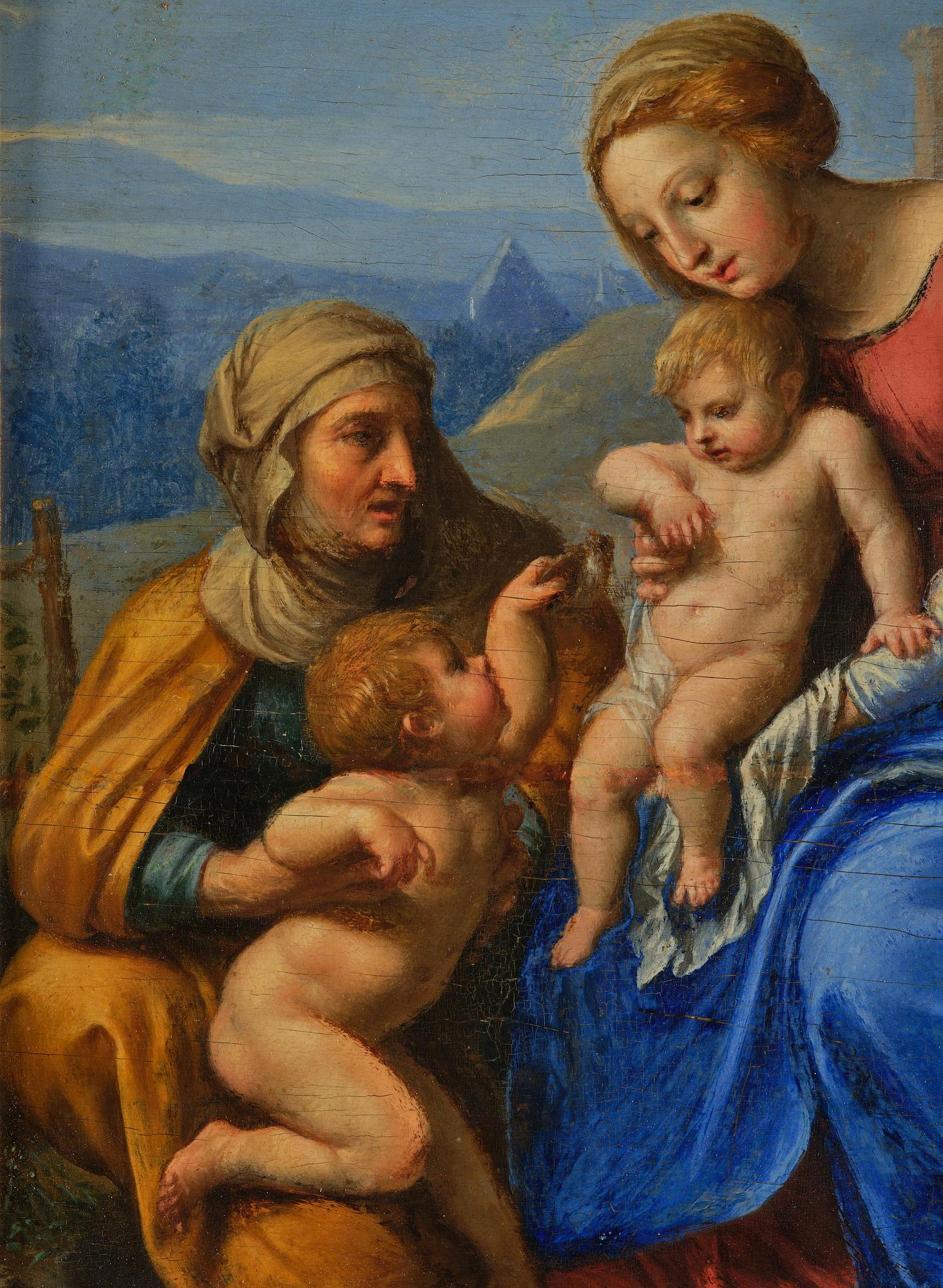 Philippe de Champaigne, after, The Holy Family with a Sparrow.