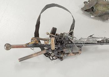LARS STOCKS, sculpture, metal, no signature.