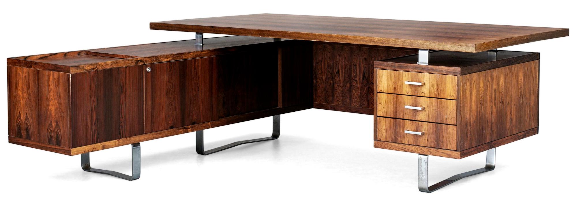 A Jörgen Pedersen writing desk, "Europa 2002-serie", E Pedersen & Søn, Denmark 1970´s.