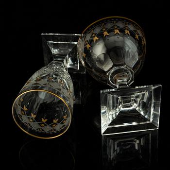 A Kosta Junior glass service, 20th Century. (36 pieces).