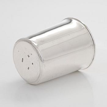 A silver parcel-gilt beaker, St Petersburg, Russia 1837. Maker’s mark C.M.B, presumably Carl Moritz Boetger.