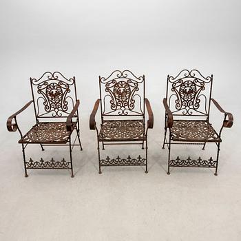 Garden Set, 7 Pieces, 20th Century.