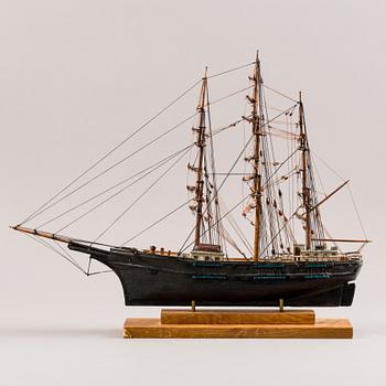 MODELLSKEPP, Amerikansk Rigg. Enligt påskrift bygg 1880 och renoverad 2015.