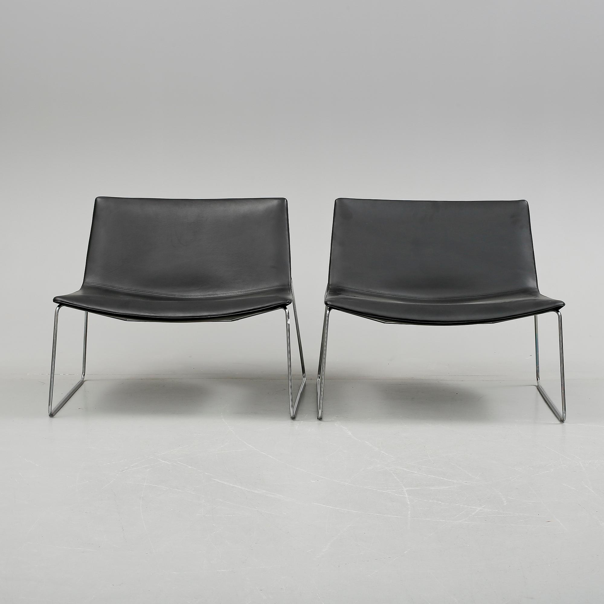 FÅTÖLJER, ett par, "Catifa 80", design Lievore Altherr Molina, Arper, fromgiven 2010.