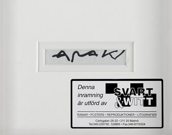NOBUYOSHI ARAKI, polaroidfoto. Sign a tergo.