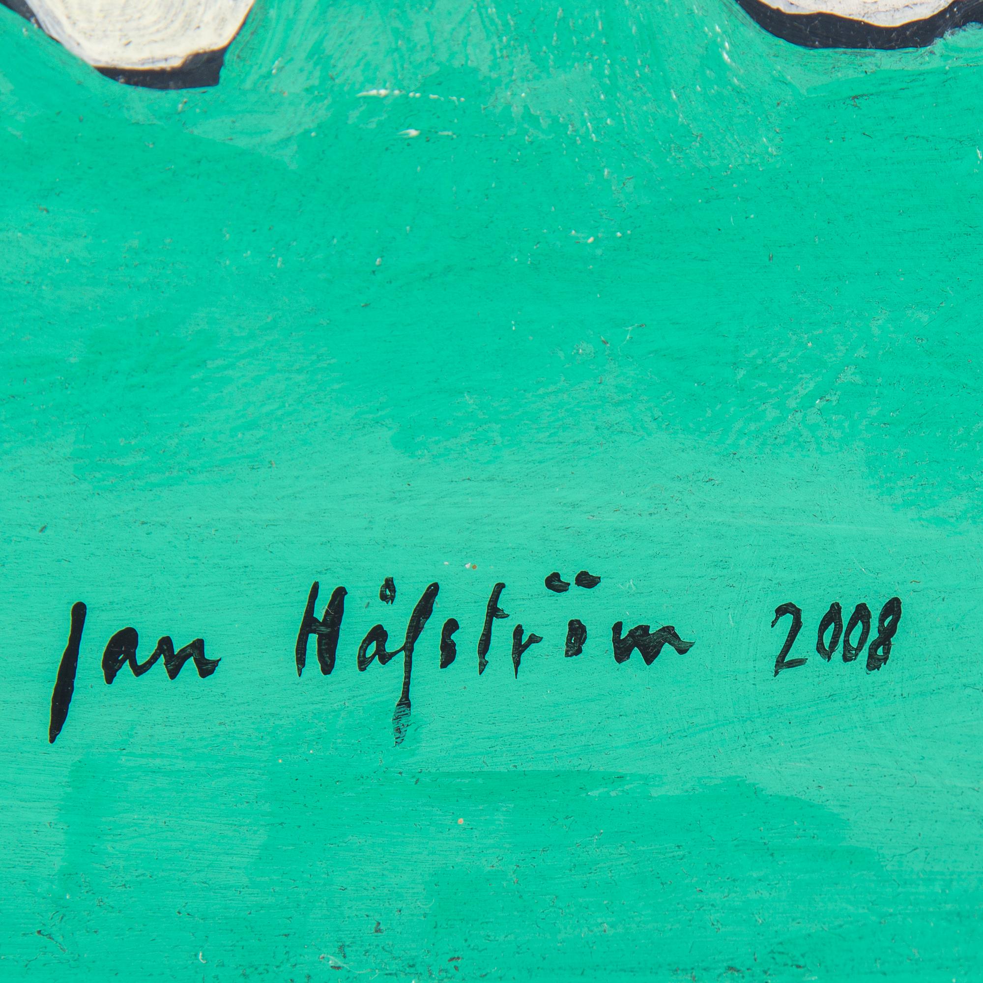 JAN HÅFSTRÖM, olja på pannå signerad Jan Håfström och daterad 2008.