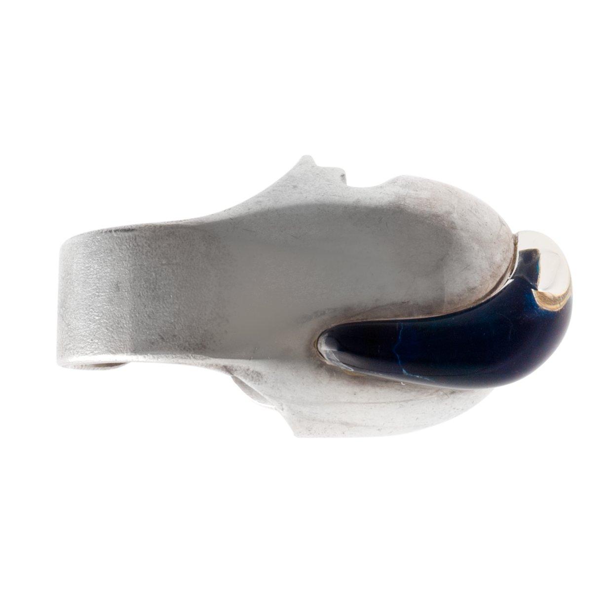 Björn Weckström, RING, sterling silver, akryl, "Jaaras hjälm" Lapponia 1972.