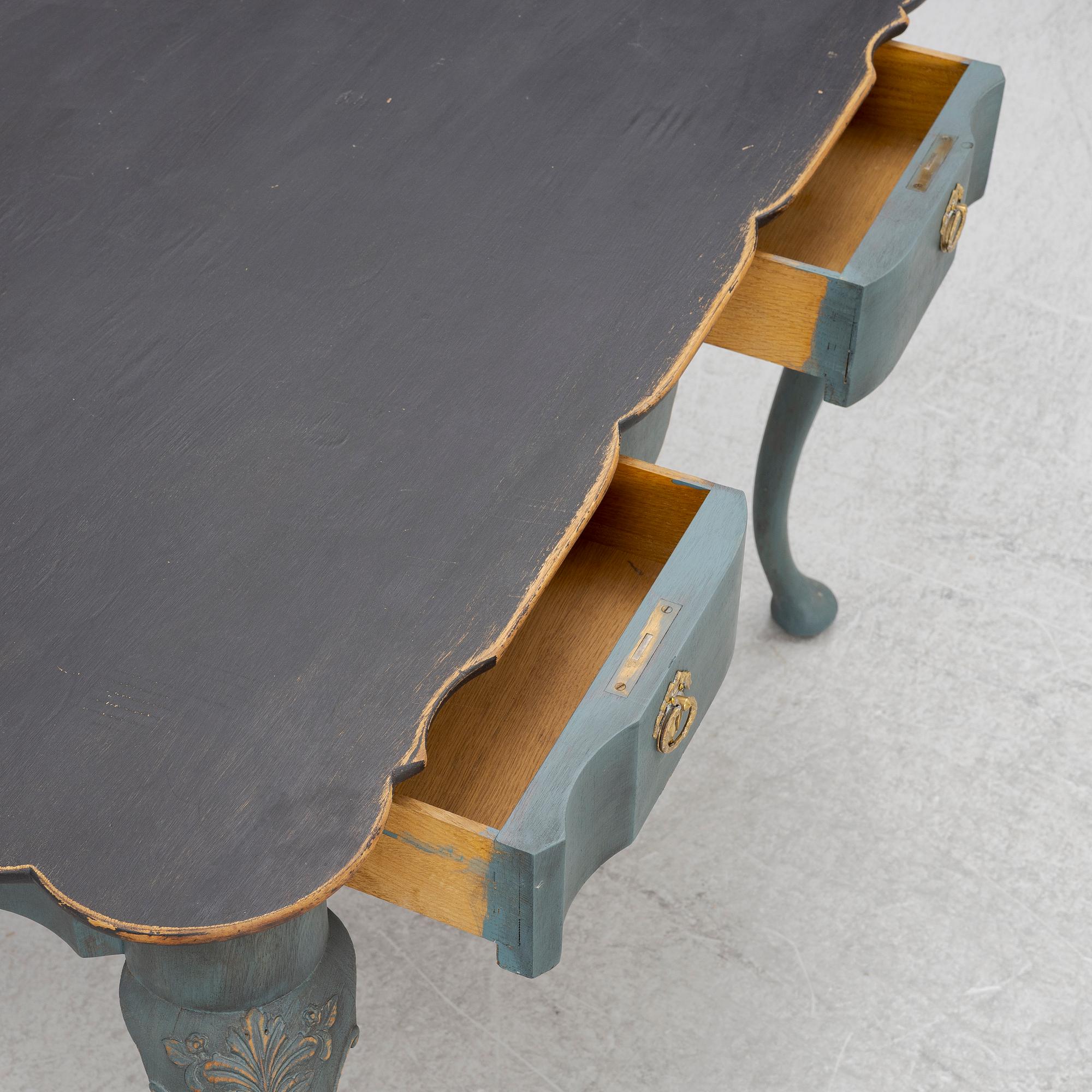 A Rococo style desk, Nordiska Kompaniet, 1915.