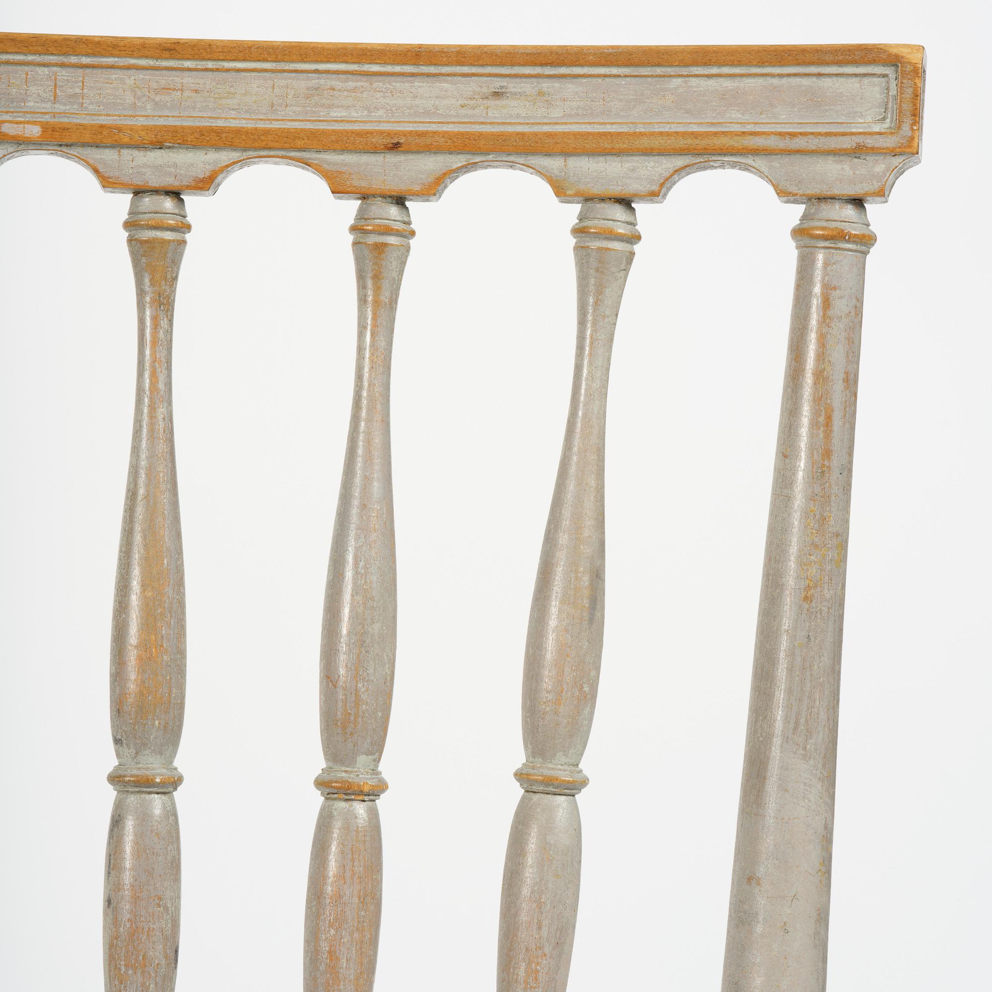 A pair of Gustavian chairs by C. J. Wadström (master in Stockholm 1788-1816).