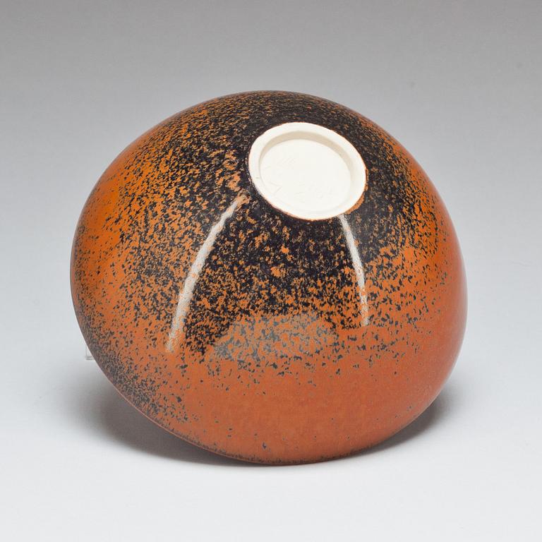 SKÅL, stengods.  Stig Lindberg, Studiohanden. Gustavsberg, 1960-tal.