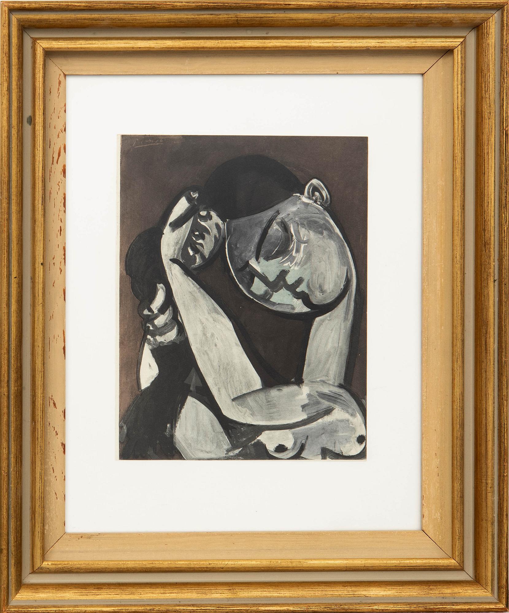 Pablo Picasso, "Woman Combing Her Hair" from the 20th century no. 7 1956.