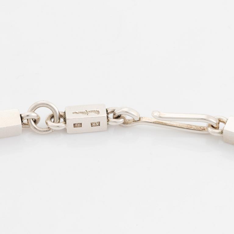 Wiwen Nilsson, a sterling silver necklace, Anders Nilsson, Lund 1964.