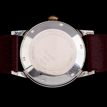 ARMBANDSUR, 2 st, Tissot och Lagonda, guld på stål, 1900-talets andra hälft.