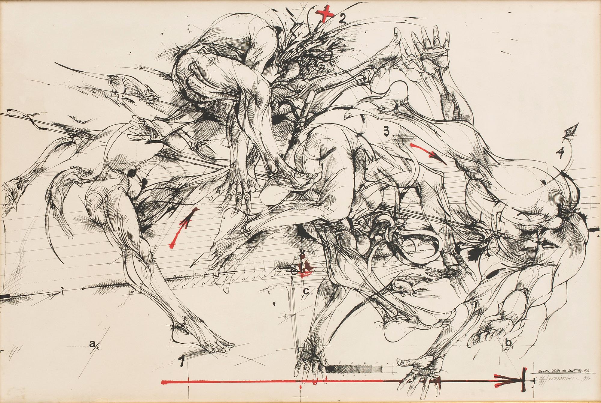 Vladimir (Vlada) Veličković, VLADIMIR VELICKOVIC, lithograph in colours, signed, dated and numbered.