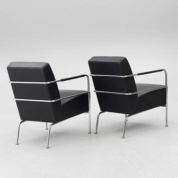 Gunilla Allard, a pair of 'Cinema' armchairs, Lammhults, Sweden.
