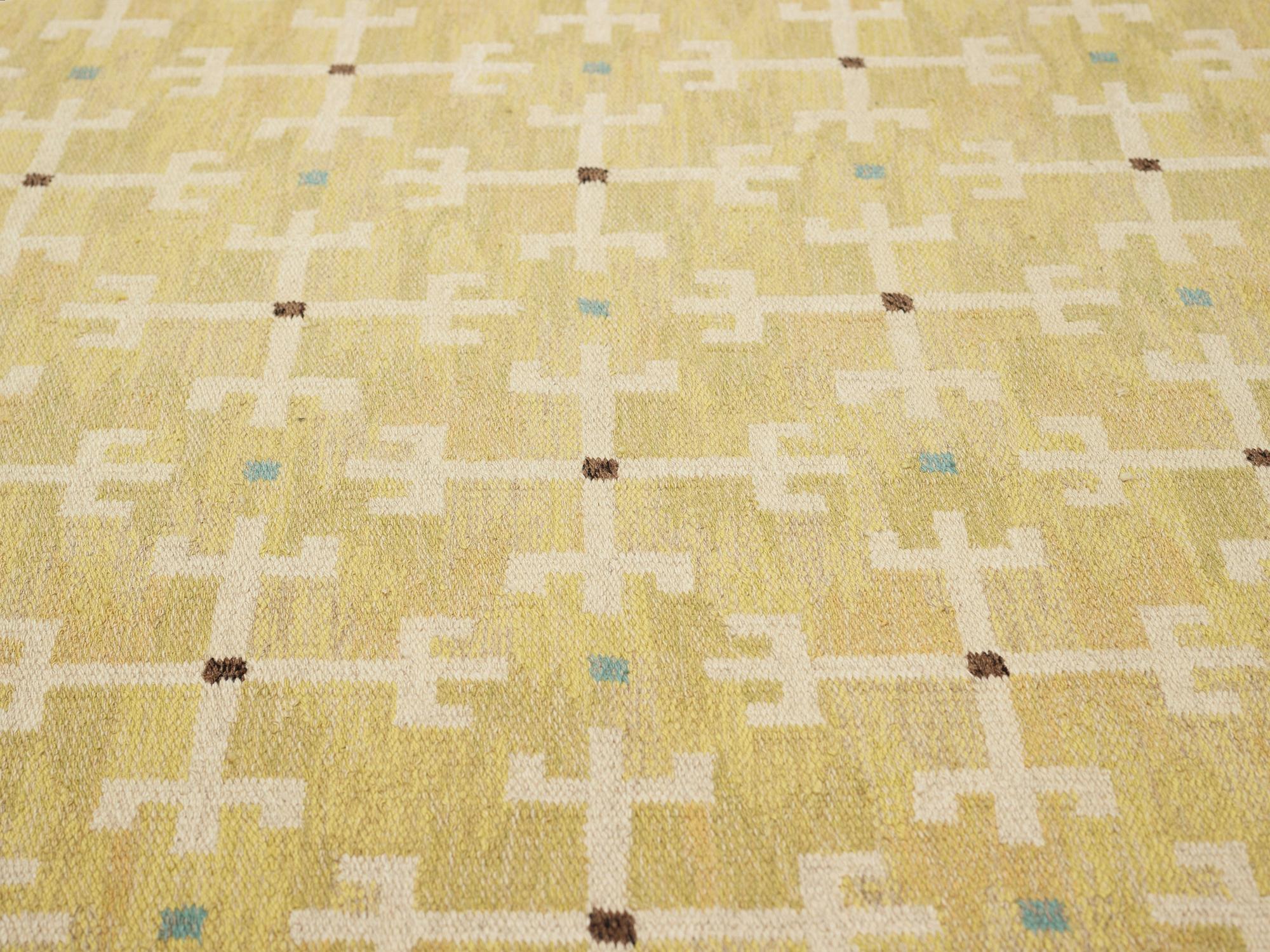 Sigvard Bernadotte, Matta, rölakan, ca 232-235 x 166-172,5 cm, signerad SB.