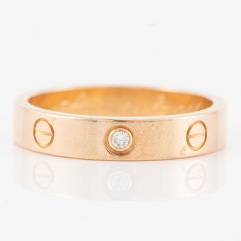 Ring, Cartier, 18K guld med briljantslipad diamant.